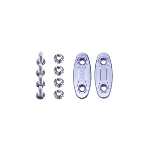 runhuabaihuo Motorrad Rückspiegel Basis Windschutzscheibe Drive Eliminator Spiegel Loch Abdeckung for GSXR600 GSXR750 GSXR1000 2015-2016(Titanium Colour) von runhuabaihuo