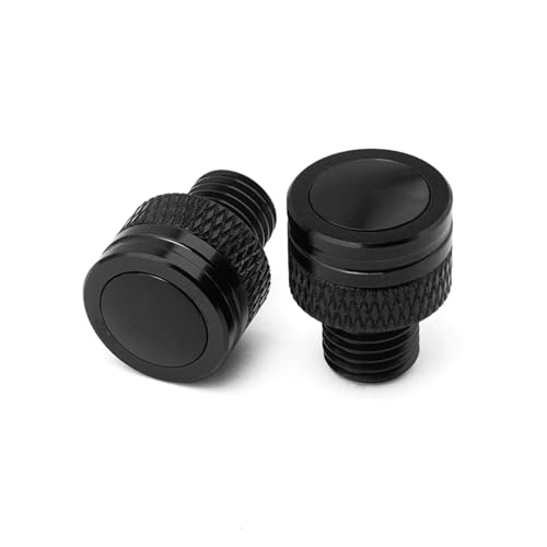 runhuabaihuo for 750 NSS 750 750 NSS750 250 300 CNC Motorrad Spiegel Loch Stecker Schrauben Kappen Spiegel Loch Abdeckung(Black Without Logo) von runhuabaihuo