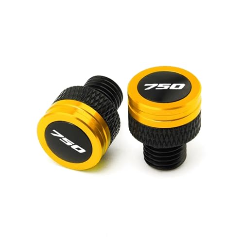 runhuabaihuo for 750 NSS 750 750 NSS750 250 300 CNC Motorrad Spiegel Loch Stecker Schrauben Kappen Spiegel Loch Abdeckung(Gold) von runhuabaihuo