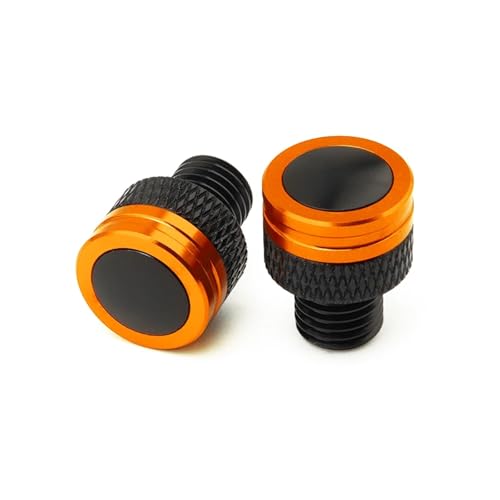 runhuabaihuo for 750 NSS 750 750 NSS750 250 300 CNC Motorrad Spiegel Loch Stecker Schrauben Kappen Spiegel Loch Abdeckung(Orange Without Logo) von runhuabaihuo