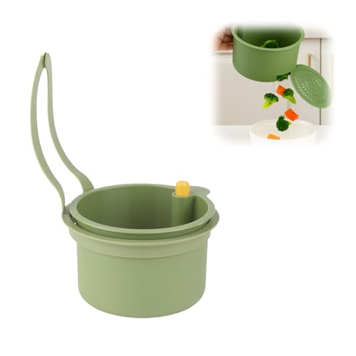 Aufhängung Sieb für Spülbecken - Abnehmbar Sieb Mit Druckknopf, Spüle Abflusssieb Waschbecken Organizer, Abtropfsieb für Küche und Küchenspüle, Verstopfungsschutz Küche, Wasserhahn AufhäNger von runpeak