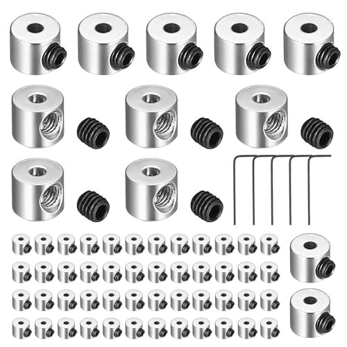 60 Stück Pin Keeper, Stift Keepers Verschluss Schließe, Pin Rücken Anstecker Verschluss Ersatz für Schmuck Brosche Rucksäcken Namensschild, mit 6 Schraubenschlüssel (6 x 5 mm) von runxsam