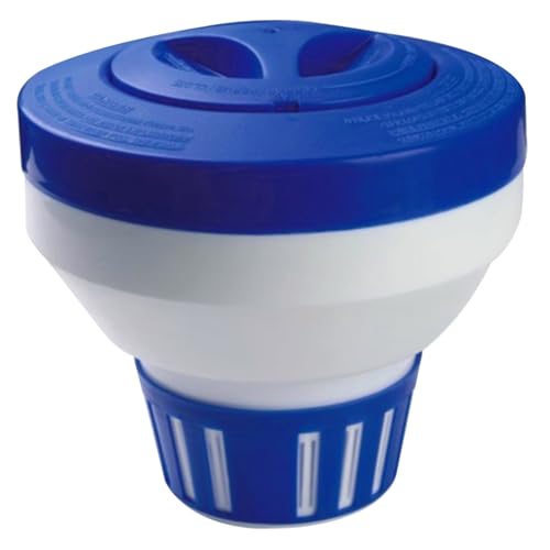 Pool Chlor Floater 7in Dia..Verstellbarer Freisetzung verstärktes Chlor-Floater wetterresistent einfach zu bedienende Tablette Pool Chlor Floater 7in Dia..Verstellbarer Freisetzung verstärktes Chlor-Floater wetterresistent einfach zu bedienende Tablette von rupusiner