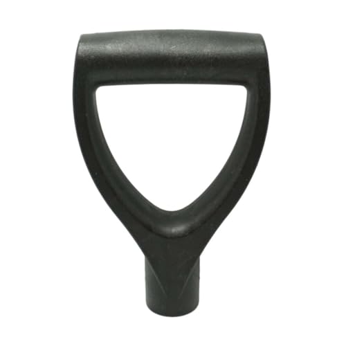 Spatengriff Gartengabel Schaufelgriff D -Formplastikgriff zum Graben von Rakingwerkzeugen Schwarzspade von rupusiner