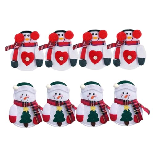 rupusiner TABEWARE HELTERS Set SEHMAN -Silberwarenbeutel Abdeckungen der Weihnachtsfeier -Tischdekoration 8PCS Snowman Tabelle Ware Halter rupusiner TABEWARE HELTERS Set SEHMAN -Silberwarenbeutel Abdeckungen der Weihnachtsfeier -Tischdekoration 8PCS Snowman Tabelle Ware Halter von rupusiner