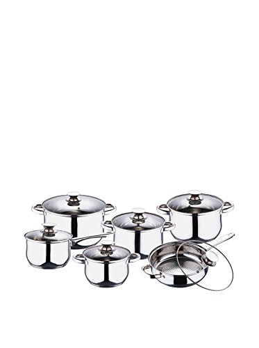 Blaumann Töpfe und Pfannen 12 tlg. Set Jumbo, Silber von Blaumann
