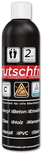 rutschfrei soft - transparente Antirutschbeschichtung für den Barfußbereich - Rutschschutz für Badewanne, Dusche, Fliese, Treppe, Holz, Terrasse und alle Oberflächen im Innen- und Außenbereich von rutschfrei