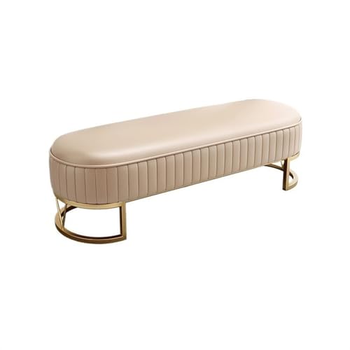 Schlafzimmer Bank Home Einfache Nachttisch Hocker Schlafzimmer Sofa Hocker Nachttisch Hocker Kissen PU Leder Bank zum Wechseln der Schuhe Bank Eingang (Color : A , Size : 180*45* von ruyi-1986