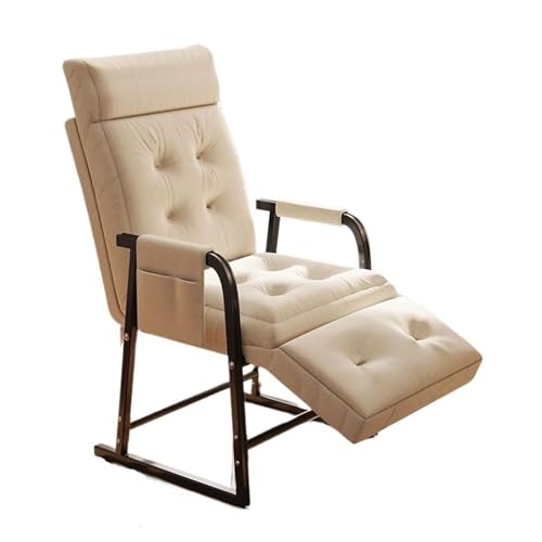 Schreibtischstuhl Home Office neigbar faltbar kann flach liegen Faule Person Sofa Mittagspause mit Beinen ziehen und Rückenlehne Stuhl Einzelbett Balkon Haus Ruhe Sofa Stuhl Stühle von ruyi-1986