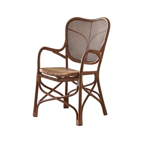 ruyi-1986 Chinese Rattan Stuhl Wicker Chair Restaurant Rattan Dining Chair Multi Szenen Balkon Back Chair Living Room Sofa Chair Stuhl Korbstuhl von ruyi-1986