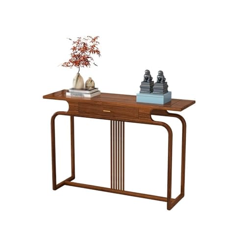 ruyi-1986 Konsolentisch, Konsolentisch für den Eingangsbereich, mit 1 Schublade, schmaler Flurtisch, langer Sofatisch für Flur, Eingangstisch (mittel) von ruyi-1986