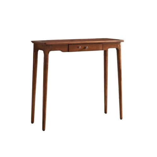 ruyi-1986 Konsolentisch für Flur, schmaler Konsolentisch mit 1 Schublade für kleine Räume, Wohnzimmer, Eingangsbereich (klein) von ruyi-1986