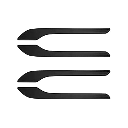 Auto Außentürgriffe Auto-Außentürgriff-Verpackungs-Dekorations-Aufkleber ABS-Kunststoffgriff-Abdeckungs-Schutz Für Tesla Für Modell 3 Y 2021 2022 rweuiui (Farbe : Bright Black) von rweuiui