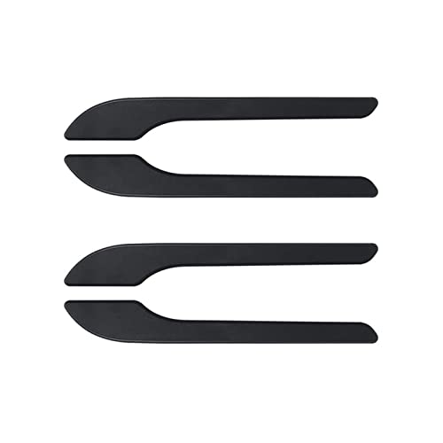 Auto Außentürgriffe Auto-Außentürgriff-Verpackungs-Dekorations-Aufkleber ABS-Kunststoffgriff-Abdeckungs-Schutz Für Tesla Für Modell 3 Y 2021 2022 rweuiui (Farbe : Matte Black) von rweuiui