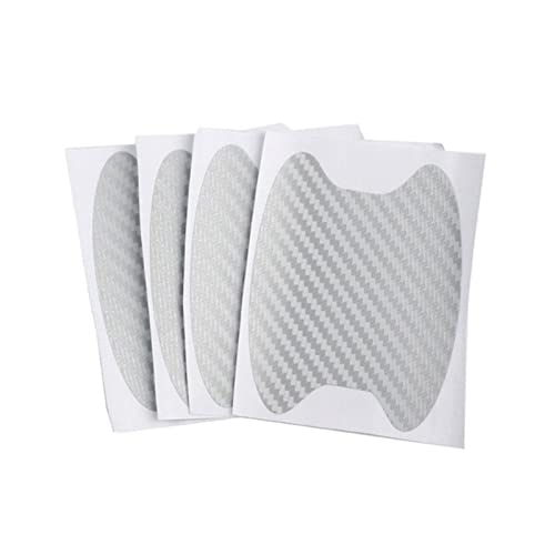 Auto Außentürgriffe Autotür-Aufkleber, Kohlefaser, Kratzfest, Abdeckung, Auto-Außentürgriff, Schutzfolie, 4 Stück/Set rweuiui (Farbe : 2) von rweuiui