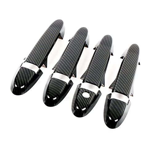 Auto Außentürgriffe Carbon-Faser-Außentürgriff-Abdeckungs-Türschüssel-Zierleisten-Rahmenblende Für Stadt GM4 GM5 GM6 2014-2020 rweuiui (Farbe : No Smart Handle) von rweuiui