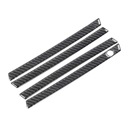 Auto Außentürgriffe Carbon-Faser-Auto-Außentürgriff Pull Cover Strip Trim Automotive Exterior Zubehör Für A-UDI A4 B9 A4L 2017 2018 rweuiui von rweuiui