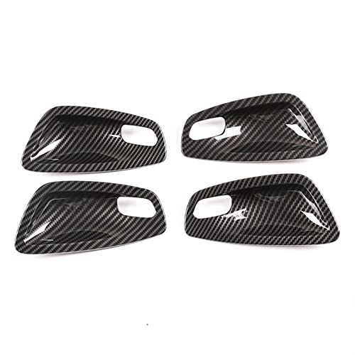 Auto Außentürgriffe Für B&MW 1er 120i E81 E82 2007-2011 Autoinnentürgriffschale Dekorationsabdeckung Innenausstattung rweuiui (Farbe : 4 Pcs Carbon Fiber) von rweuiui