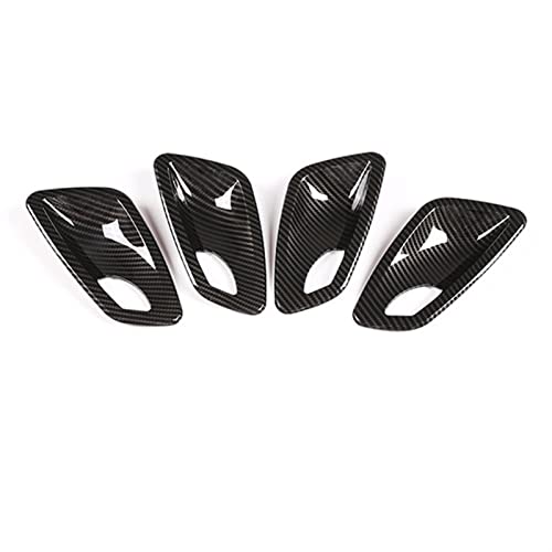 Auto Außentürgriffe Für B&MW 3er E90 2005-2012 ABS Autotürgriff Bowl Trim Cover Dekoration Auto Interior Tuning Zubehör rweuiui (Farbe : Carbon Fiber Texture) von rweuiui