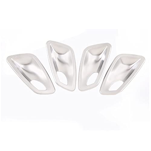 Auto Außentürgriffe Für B&MW 3er E90 2005-2012 ABS Autotürgriff Bowl Trim Cover Dekoration Auto Interior Tuning Zubehör rweuiui (Farbe : Silber) von rweuiui