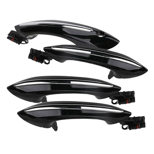 Auto Außentürgriffe Für B&MW 5er 6er 7er F07 F10 F11 F06 F12 F13 F01 F02 4X Schwarz Außen Außen Außen Comfort Access Türgriff Set rweuiui von rweuiui