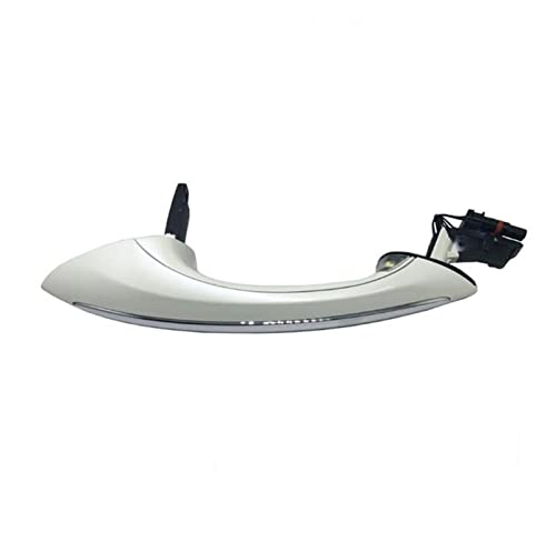 Auto Außentürgriffe Für B&MW 5er 7er F01 F02 F06 F10 520d 520i 525d 528i 530d 530i Schwarzer Auto-Außen-Komfortzugangs-Türgriff rweuiui (Farbe : White Front Left) von rweuiui