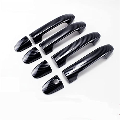 Auto Außentürgriffe Für Benz Für Vito V-Klasse V260 W447 2014-2019 Carbon-Faser-Außentürgriffabdeckung Türgriffschalen Zubehör rweuiui (Farbe : 1) von rweuiui