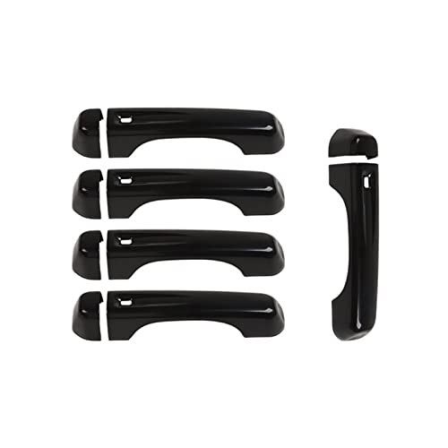 Auto Außentürgriffe Für Jeep Für Wrangler JL 2018+ Autoaußenseitentürgriff Heckklappengriff Dekorationsabdeckung Aufkleber rweuiui (Farbe : 7) von rweuiui