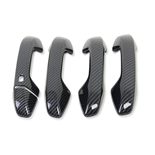 Auto Außentürgriffe Für Kia Für Seltos 2019 2020 2021 2022 Carbon Türgriff Abdeckung Zierleisten Auto Außen Zubehör rweuiui (Farbe : 2) von rweuiui
