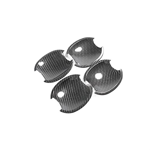 Auto Außentürgriffe Für Kuga 2013 2014 2015 2016 2017 Kohlefaser Gedruckt Auto Außen Türgriff Schüssel Abdeckung Trim Styling Zubehör rweuiui (Farbe : for Bowl) von rweuiui