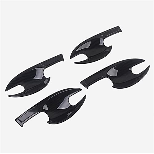 Auto Außentürgriffe Für Mazda CX-5 CX5 KF 2017-2020 Kohlefaser Auto Externer Türaußengriff Bowl Catch Cover Protection Trim Aufkleber rweuiui (Farbe : Door Bowl 4pcs) von rweuiui