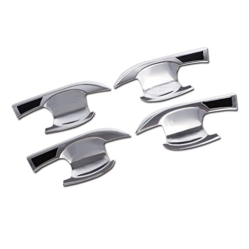 Auto Außentürgriffe Für Mitsubishi Für Eclipse Cross 2018 2019 Auto Externer Türgriff Catch Cover Türschüssel Schutz Trim Aufkleber rweuiui (Farbe : Door Bowl Silver) von rweuiui