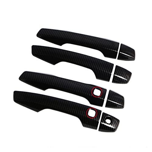 Auto Außentürgriffe Für Mitsubishi Für Eclipse Cross 2018 2019 Auto Externer Türgriff Catch Cover Türschüssel Schutz Trim Aufkleber rweuiui (Farbe : with smart Black) von rweuiui