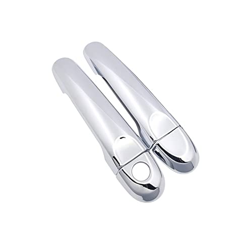 Auto Außentürgriffe Für N&issan Für Juke F15 Für Infiniti ESQ 2010-2019 Chrome Türgriffabdeckung Catch Trim Set Car Cap Zubehör rweuiui (Farbe : Handle No Button) von rweuiui