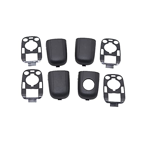 Auto Außentürgriffe Für Peugeot Für Citroen 307 C2 C3 Auto-Außentürgriff-Endkappen-Verkleidungssatz Mit Stopper 9101AA rweuiui (Farbe : 4 Door) von rweuiui