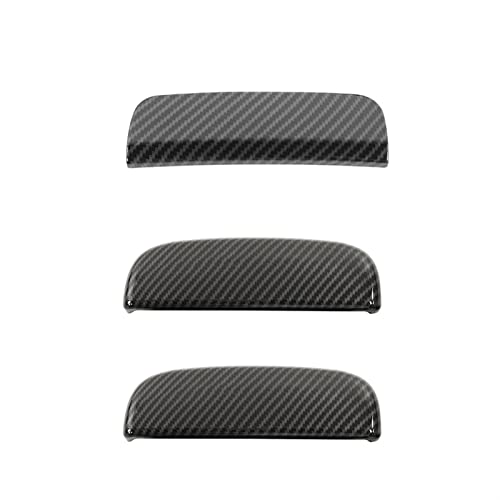 Auto Außentürgriffe Für Suzuki Für Jimny JB64 JB74 2019-2021 Auto Seitentür Hinten Heck Türgriff Dekoration Abdeckung Zubehör rweuiui (Farbe : Carbon Fiber 3 pcs) von rweuiui