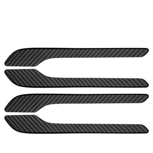 Auto Außentürgriffe Für Tesla Für Modell 3/Y 2017-2022 Auto Türgriff Wrap Dekoration Aufkleber Kohlefaser ABS Styling Zubehör 4 STÜCKE rweuiui (Farbe : Bright Carbon) von rweuiui