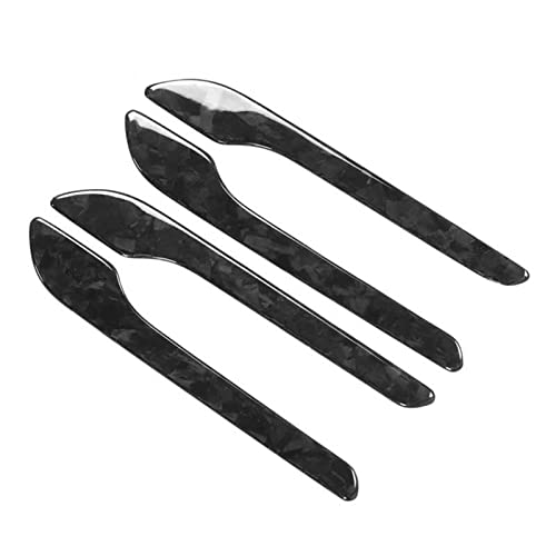 Auto Außentürgriffe Für Tesla Für Modell 3/Y 2018-2021 Auto-Styling Autospiegel Seitentürgriff Dekor Außenabdeckung Verkleidung Autospiegel Schützen rweuiui (Farbe : 3) von rweuiui