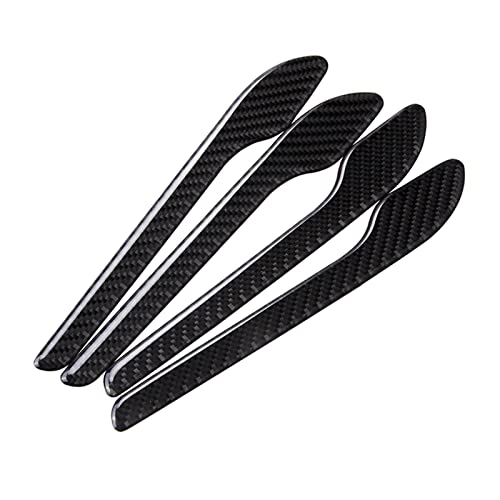 Auto Außentürgriffe Für Tesla Für Modell 3 S X Zubehör 4-teiliges Auto-Türgriff-Aufkleber-Set Aus Kohlefaser, Kratzfeste Abdeckung, Außenverkleidung rweuiui (Farbe : 1) von rweuiui