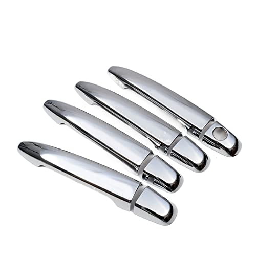 Auto Außentürgriffe Für Toyota Für Harrier 2003–2009 Chrom-Carbon-Faser-Türgriff-Abdeckungs-Ordnungs-Aufkleber-Overlays Styling-Zubehör rweuiui (Farbe : 1) von rweuiui