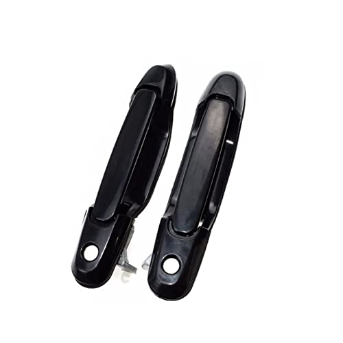 Auto Außentürgriffe Für Toyota Für Sienna 1998-2003 Außentürgriff Vorne Hinten Links Rechts Schwarz 69210-08010,69230-08020 rweuiui (Farbe : Front Left Right 2pc) von rweuiui