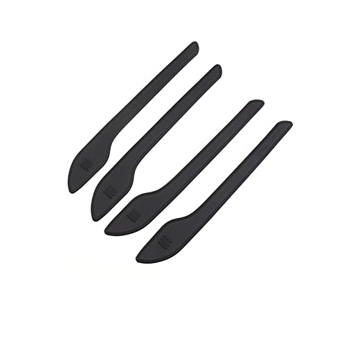 Auto Außentürgriffe Kohlefaser-ABS-Styling-Zubehör Auto-Außentürgriff-Abdeckungs-Schutz-Aufkleber Für Tesla Für Modell 3 Y 2022 rweuiui (Farbe : 1) von rweuiui