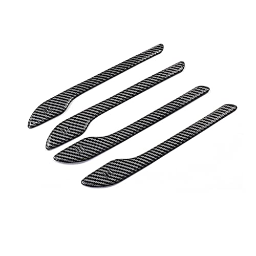 Auto Außentürgriffe Kohlefaser-ABS-Styling-Zubehör Auto-Außentürgriff-Abdeckungs-Schutz-Aufkleber Für Tesla Für Modell 3 Y 2022 rweuiui (Farbe : 2) von rweuiui