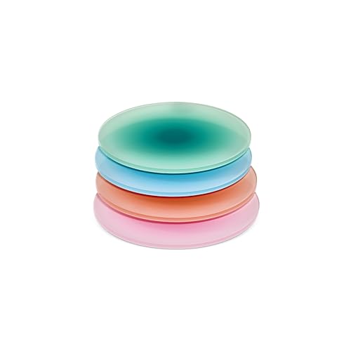 rymd Untersetzer, Set mit 4 Stück, transparente Farbverläufe, modern, bruchsicher rymd Untersetzer, Set mit 4 Stück, transparente Farbverläufe, modern, bruchsicher von rymd