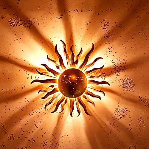 s`luce Diator 2.0 Wandleuchte Sonne, Ø50cm, goldfarben SUN/2C500/GD von s`luce