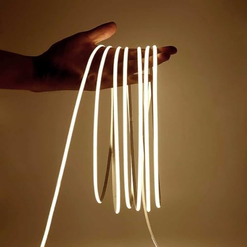 s.luce AuraLine 5m COB Mini LED Streifen 10w/m 800lm/m CRI 90, Lichtfarbe:Warmweiß (3000K) von s`luce