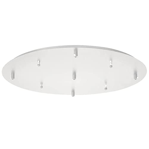 s.luce Modular Hängeleuchten-Baldachin 3-flammig oder 5-flammig, Farbe:Weiß, Ausführung:5-flammig s.luce Modular Hängeleuchten-Baldachin 3-flammig oder 5-flammig, Farbe:Weiß, Ausführung:5-flammig von s`luce