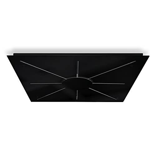 s.luce Modular XL Hängeleuchten-Baldachin, Farbe Schwarz, Form Quadratisch s.luce Modular XL Hängeleuchten-Baldachin, Farbe Schwarz, Form Quadratisch von s`luce
