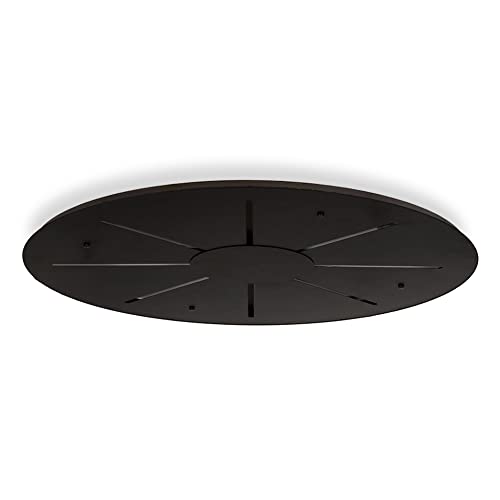 s.luce Modular XL Hängeleuchten-Baldachin, Farbe Schwarz, Form Rund von s`luce