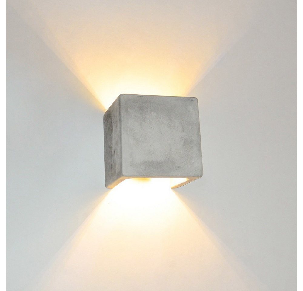 s.luce Wandleuchte Flurlampe Plinth Beton Grau von s.luce